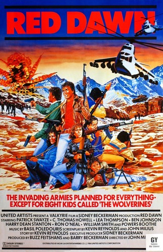 Red dawn movie poster - red,